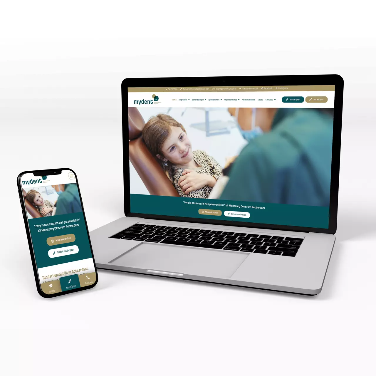Mondzorg Centrum Rotterdam: Portfolio Website