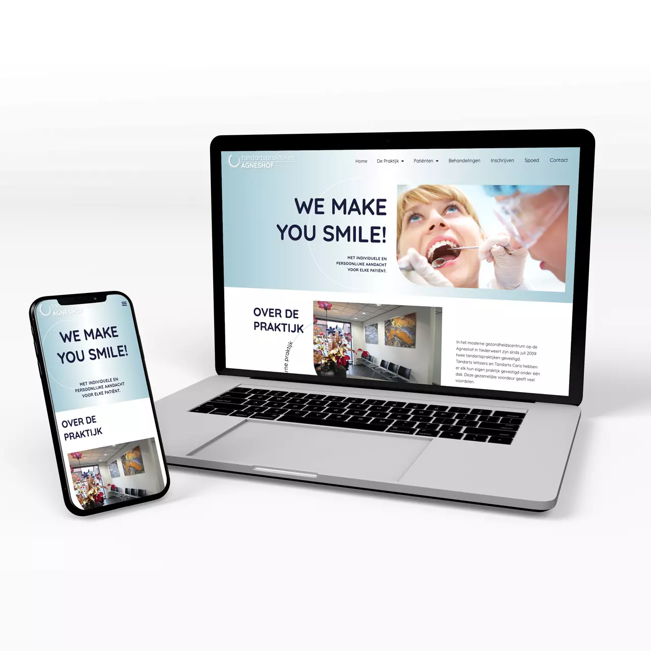 Tandartspraktijk Agneshof Nederweert: Portfolio Website