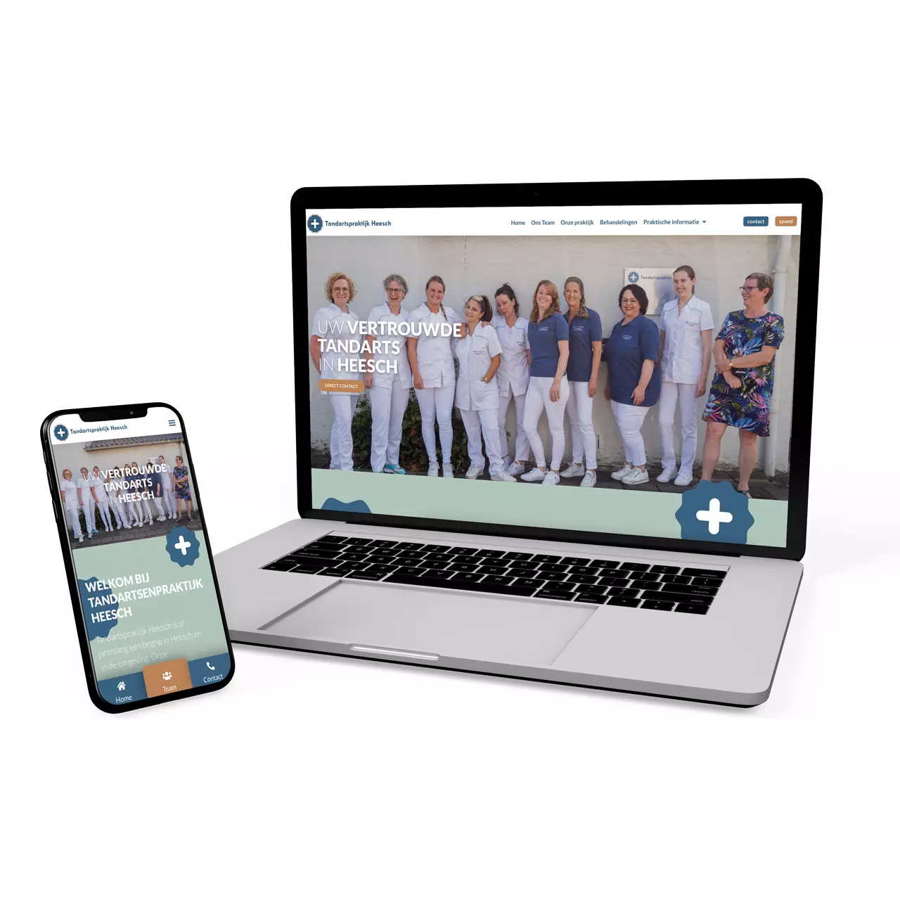 Tandartspraktijk Heesch: Portfolio Website