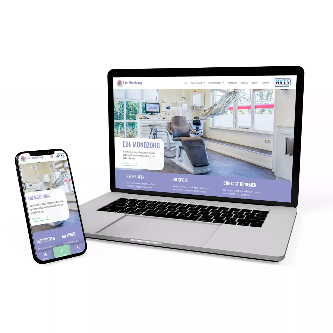Ede Mondzorg: Portfolio website