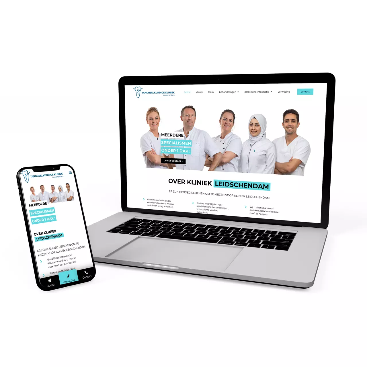 Kliniek Leidschendam: Portfolio Website