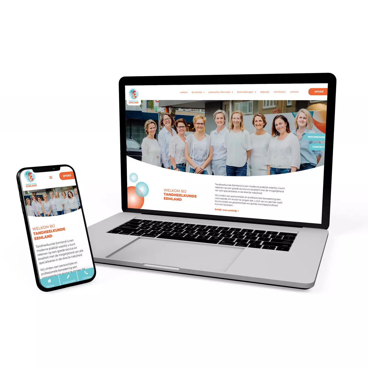 Tandheelkunde Eemland Amersfoort: Portfolio website